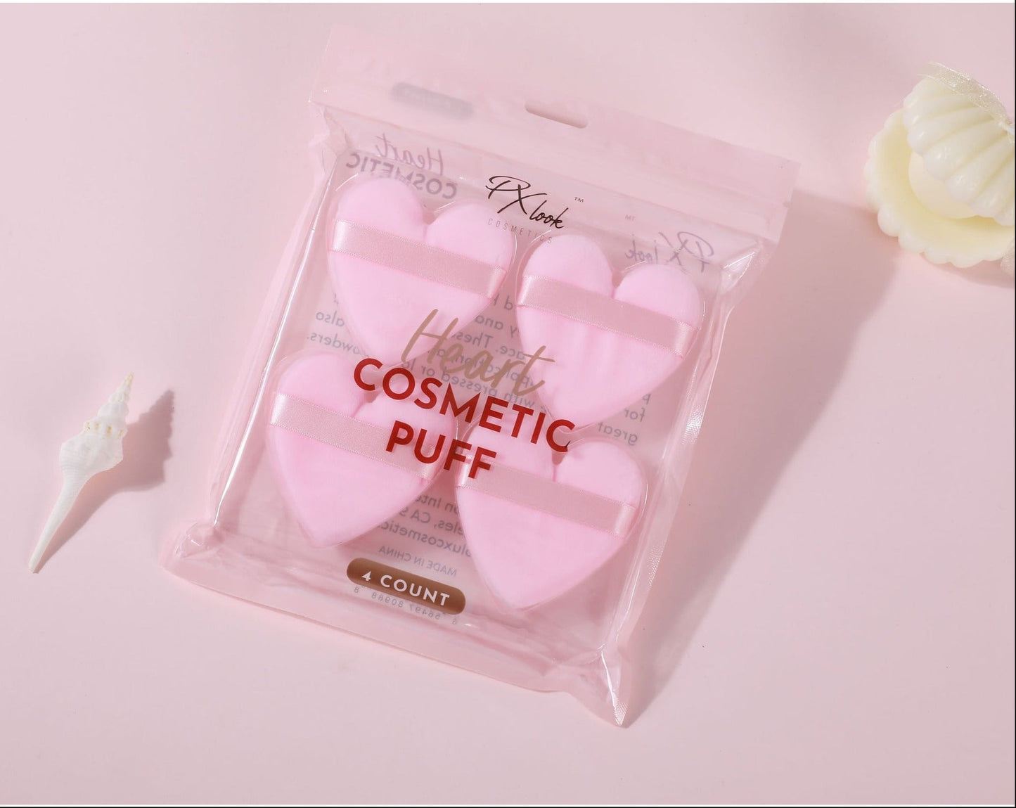 Heart Cosmetic Puff Set
