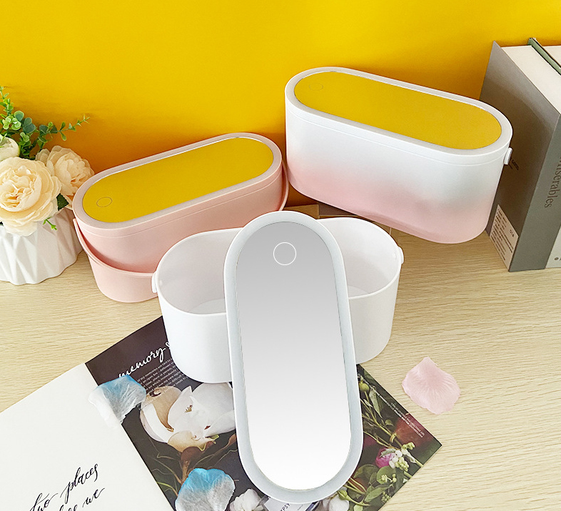 Storage Box LED Makeup Mirror