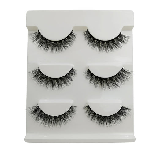 3 Pairs of 3D Full Strip False Eyelashes