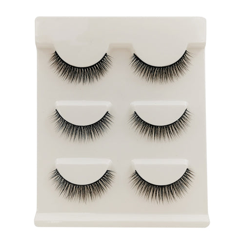 3 Pairs of 3D Full Strip False Eyelashes