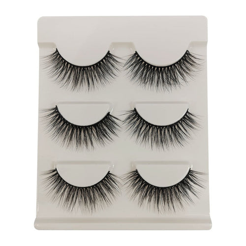 3 Pairs of 3D Full Strip False Eyelashes