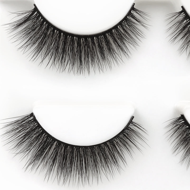 3 Pairs of 3D Full Strip False Eyelashes