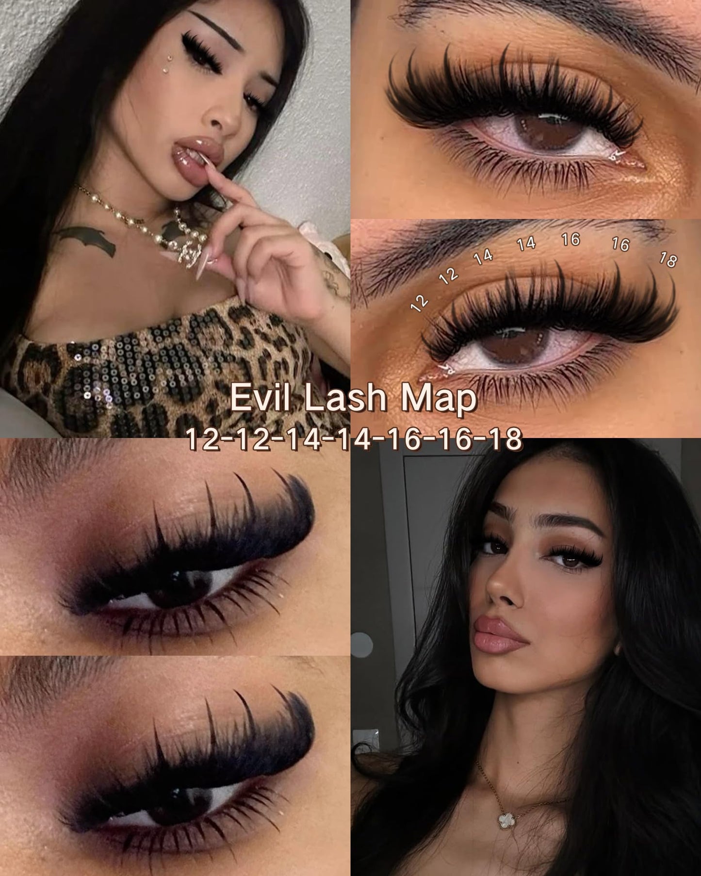 Manga Pre-Mapped Volume Wispy Spike Lash Clusters