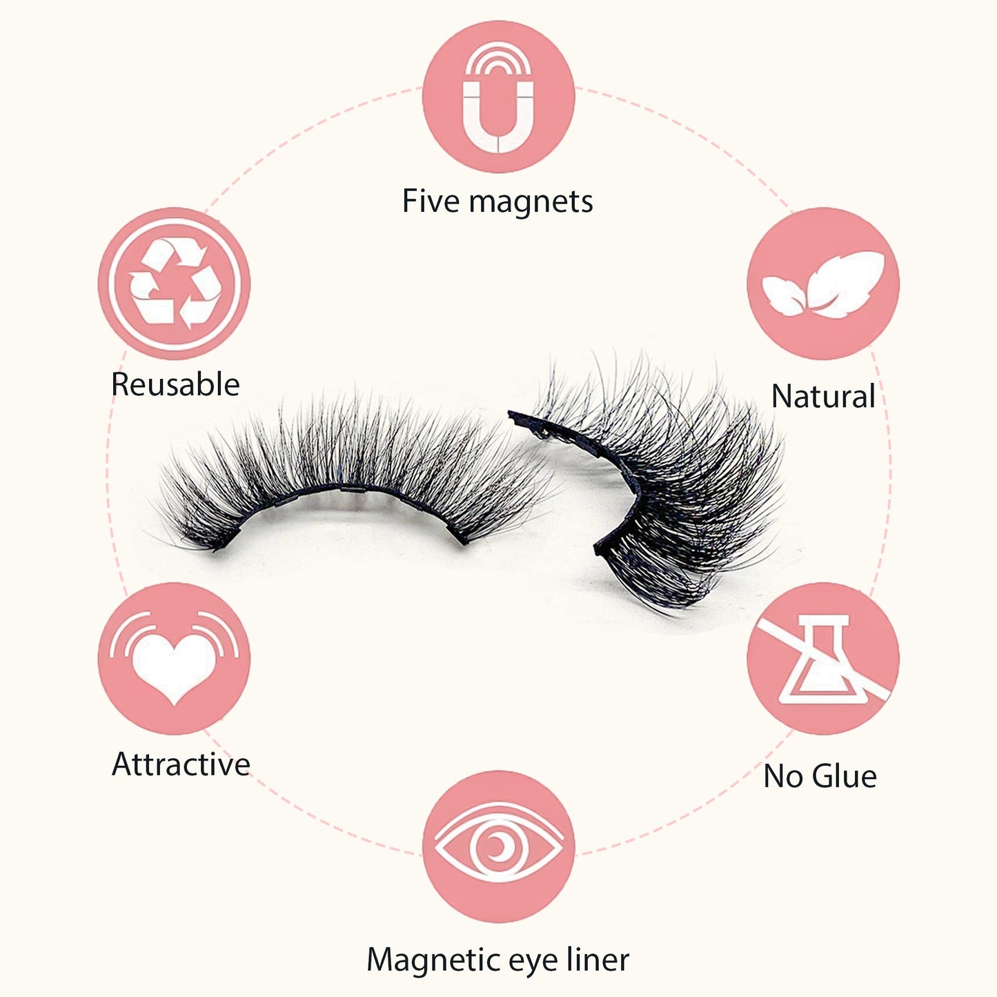 Rosa Magnetic Eyeliner & Eyelash Kit