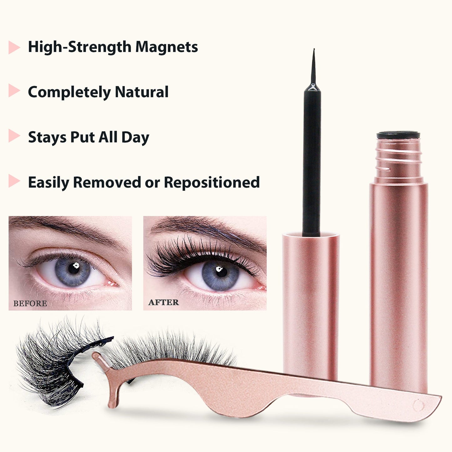Rosa Magnetic Eyeliner & Eyelash Kit