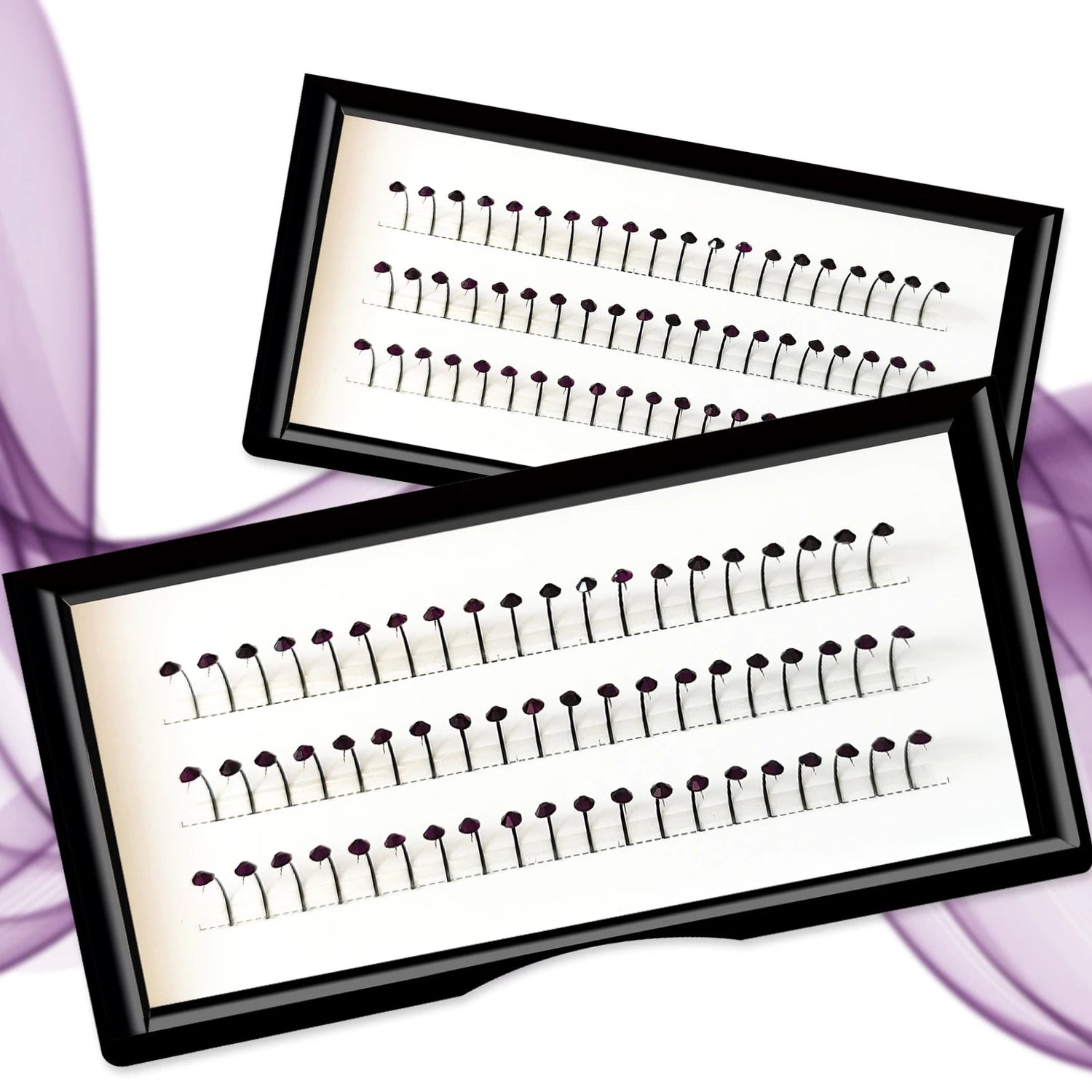Amethyst Diamond Individual Eyelash Extensions