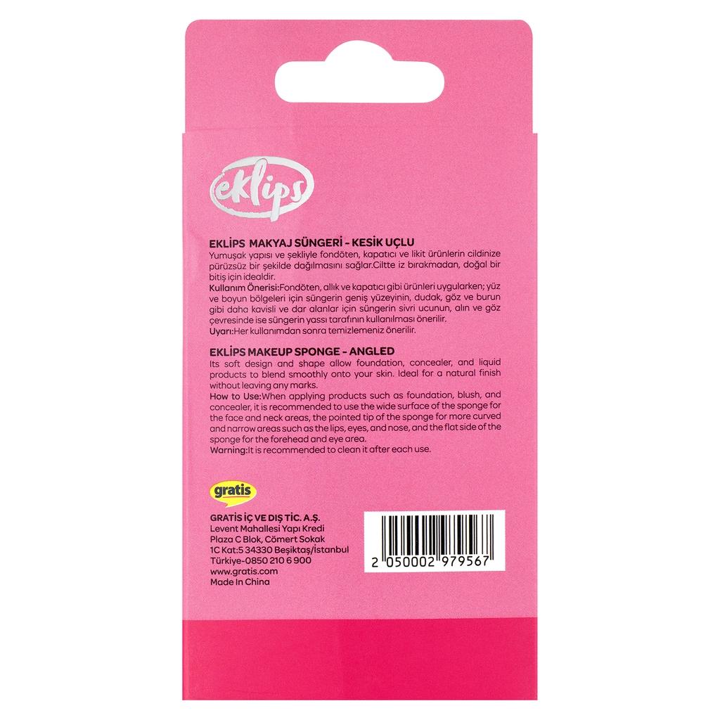 Slanted Makeup Sponge for Flawless Blending