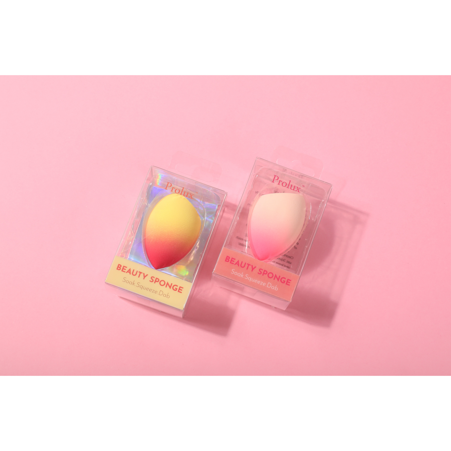 Beauty Sponge: Soak. Squeeze. Dab