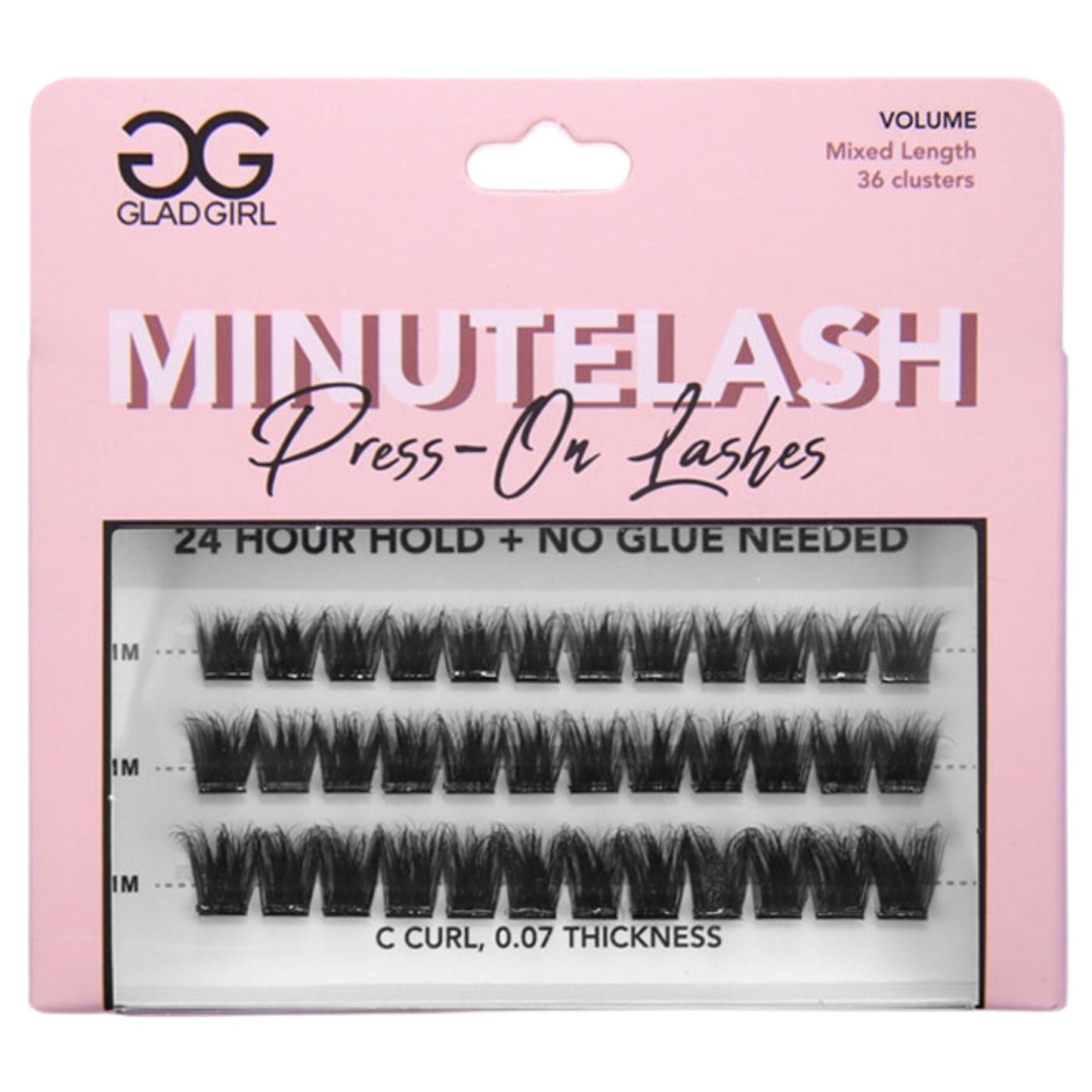 MinuteLash Press-On Lashes - 36 Pre-Glued Clusters