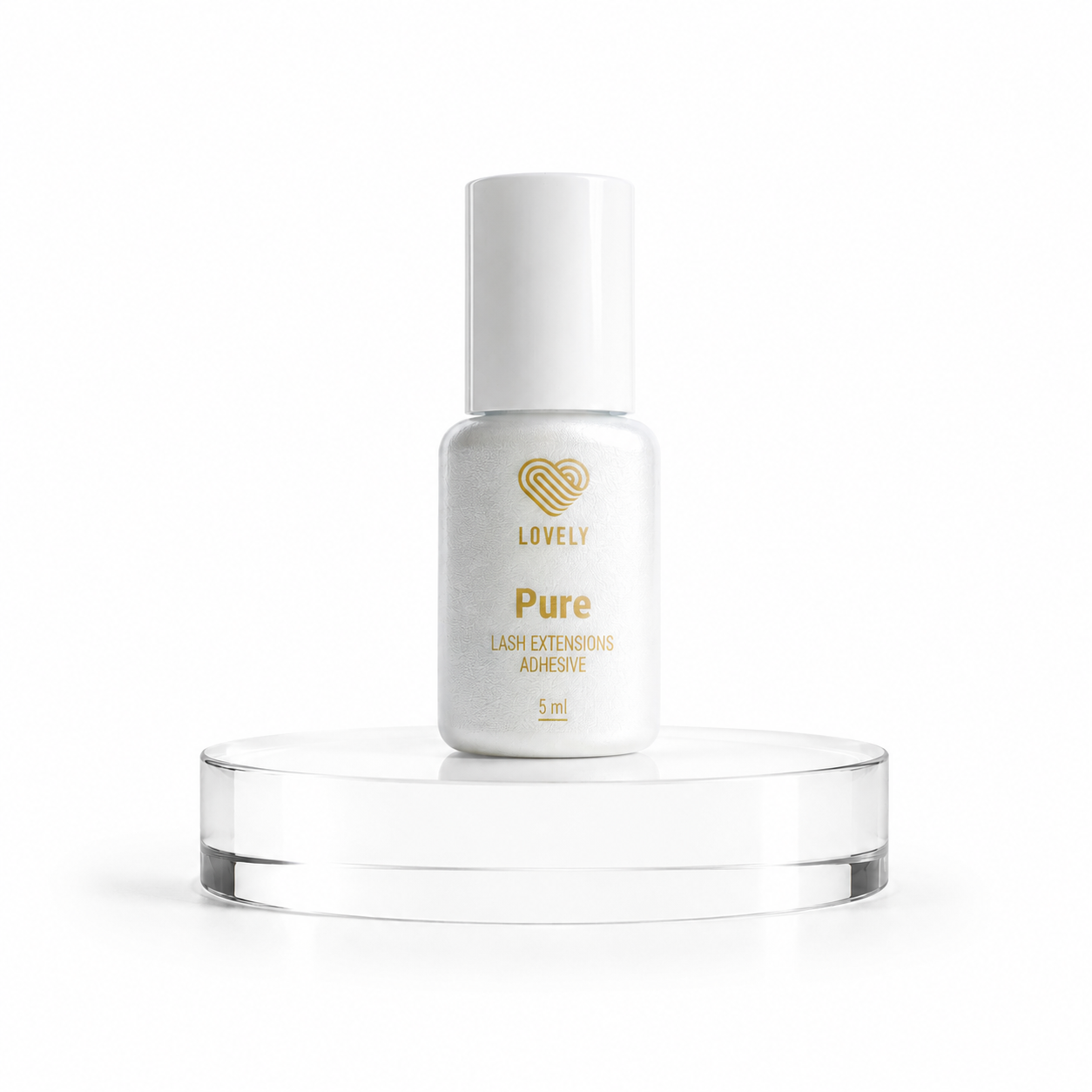 Pure Eyelash Extension Glue For Sensitive Eyes – Hypoallergenic, 4-5 Second Dry, 5 ml