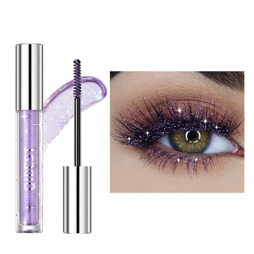 Purple Glitter Mascara