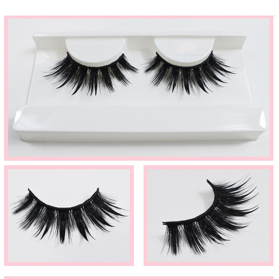 Wet Manga Fiber Faux Lashes