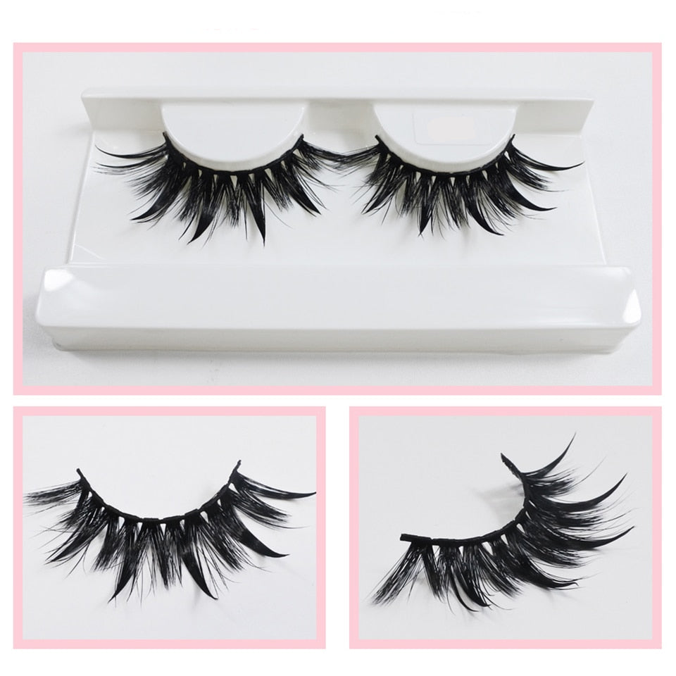 Wet Manga Fiber Faux Lashes