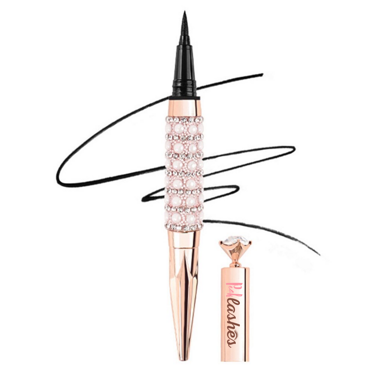 Rose Gold Diamond Pearl Eyeliner Pen