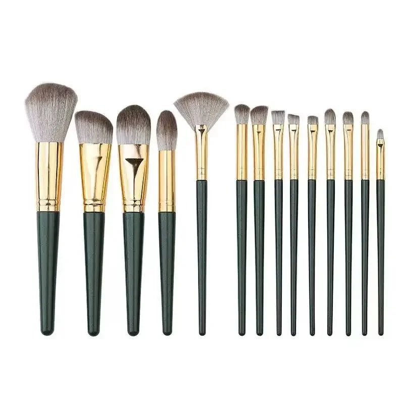 14-Piece Verde Makeup Brush Set