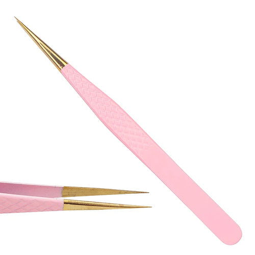 Pink Eyelash Tweezers