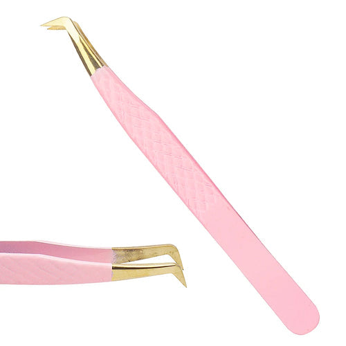 Pink Eyelash Tweezers