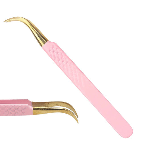 Pink Eyelash Tweezers
