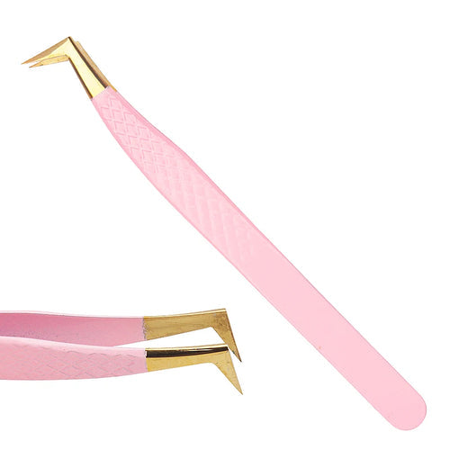 Pink Eyelash Tweezers