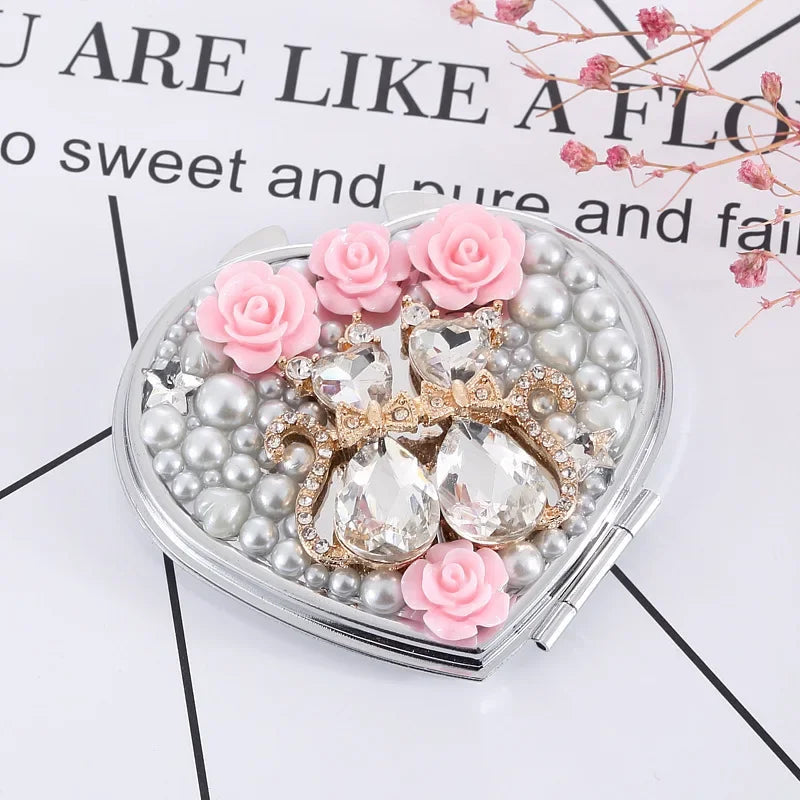 La Perle Small Pocket Makeup Mirror