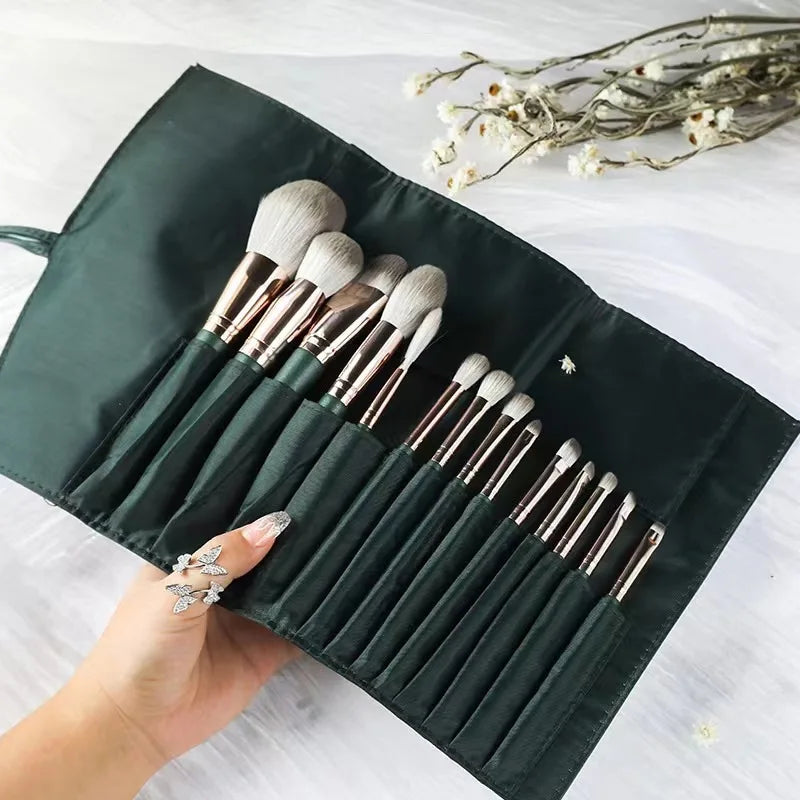 14-Piece Verde Makeup Brush Set