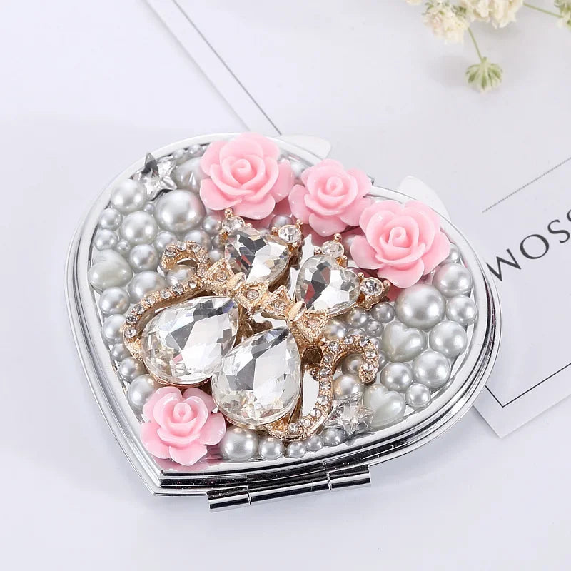 La Perle Small Pocket Makeup Mirror