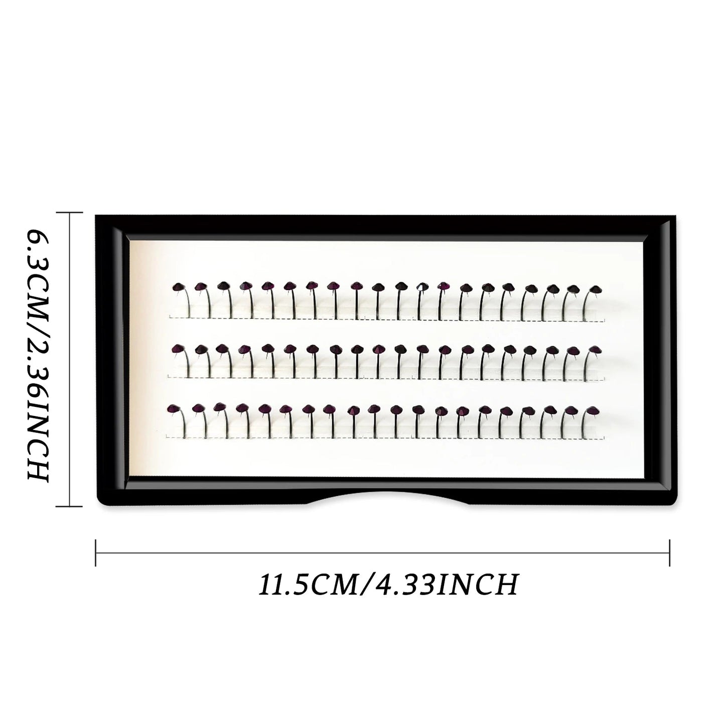 Amethyst Diamond Individual Eyelash Extensions