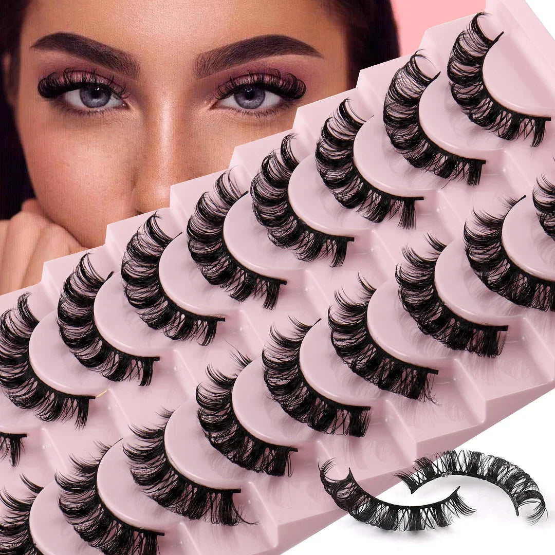 Bora Wispy False Eyelashes 10-Pair Tray