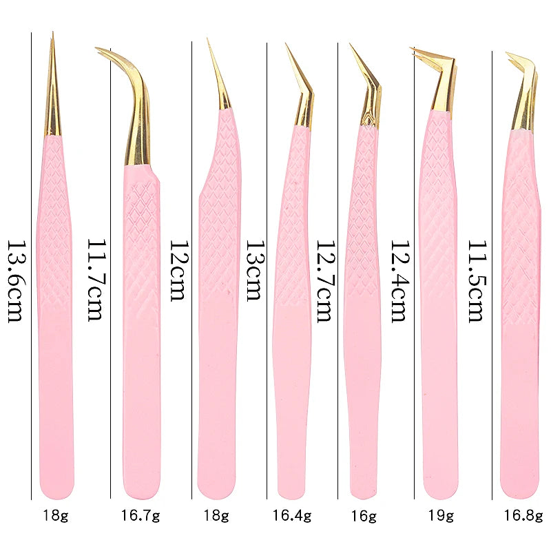 Pink Eyelash Tweezers