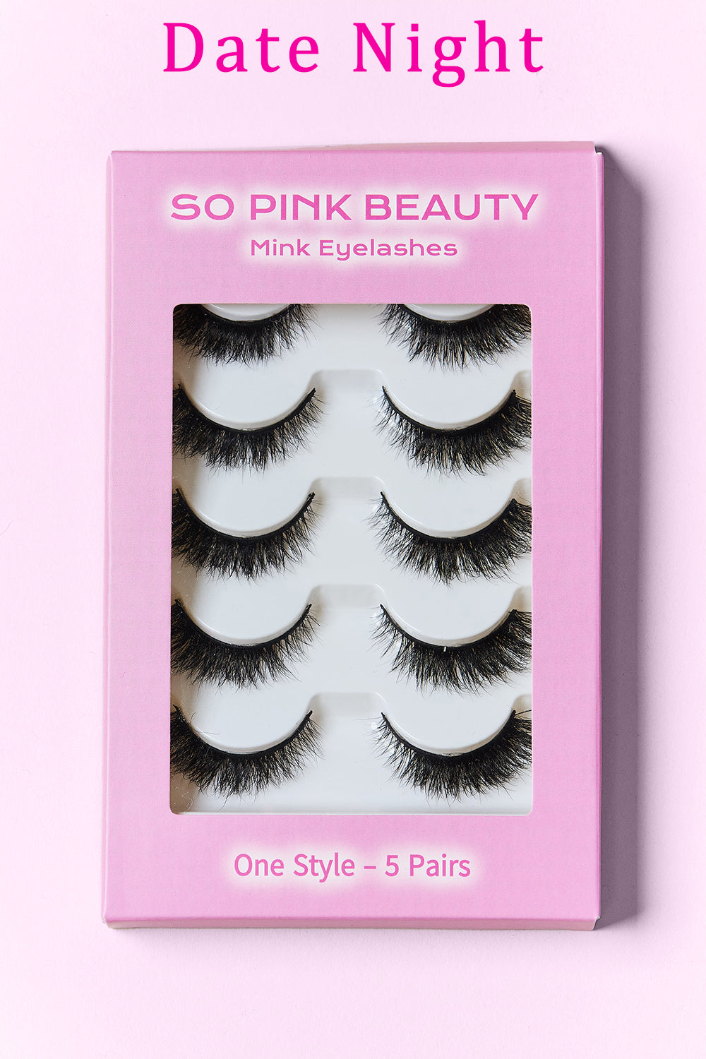 So Pink Beauty Mink Eyelashes Date Night