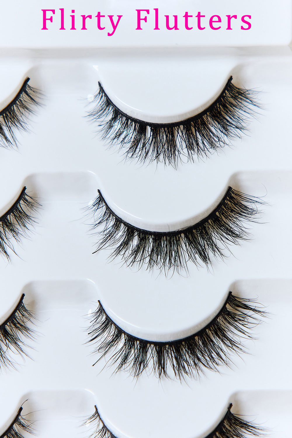So Pink Beauty Mink Eyelashes Flirty Flutters View