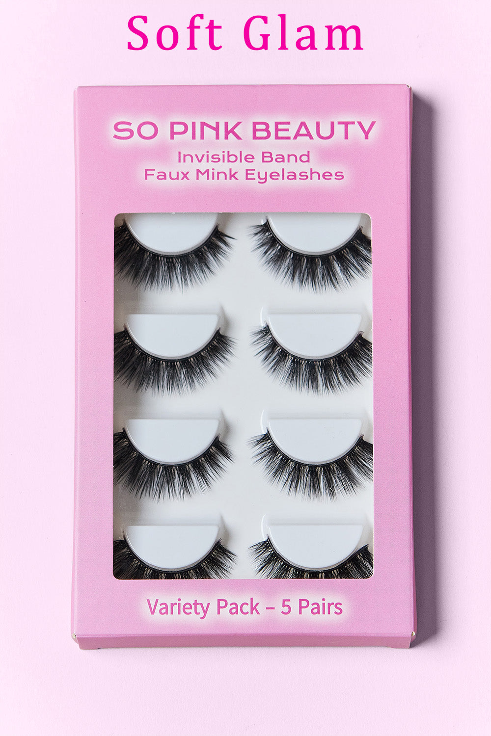 So Pink Beauty Mink Eyelashes Soft Glam