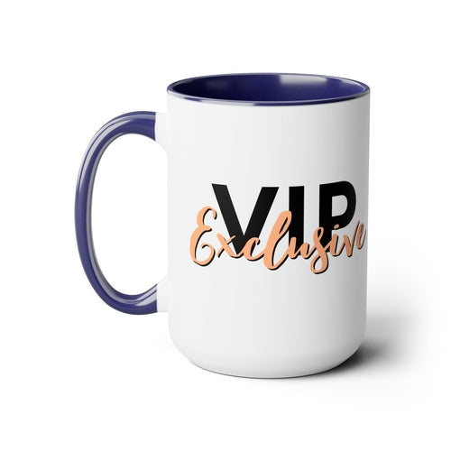 Ceramic Mug - Vip Exclusive Black and Beige - Affirmation
