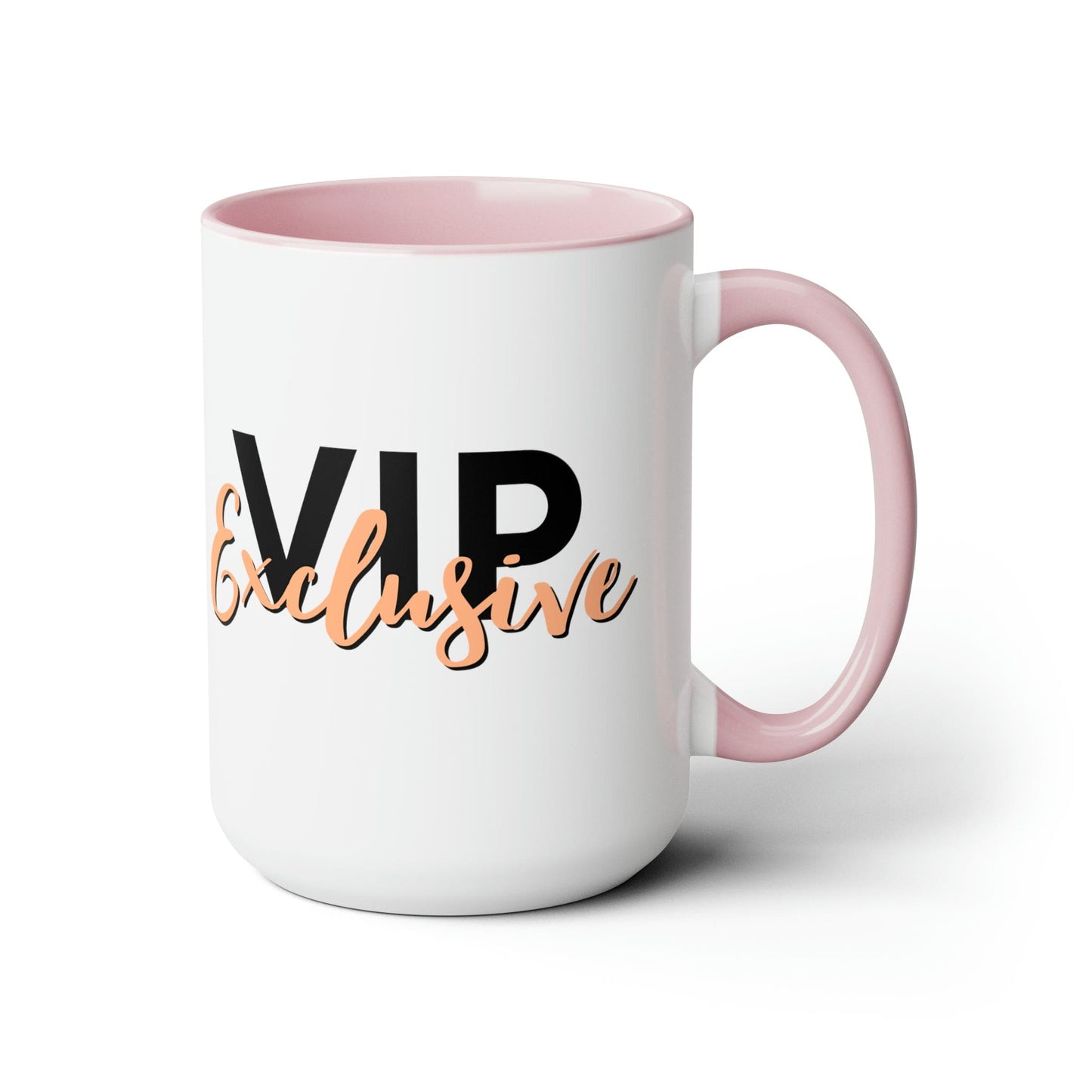 Ceramic Mug - Vip Exclusive Black and Beige - Affirmation