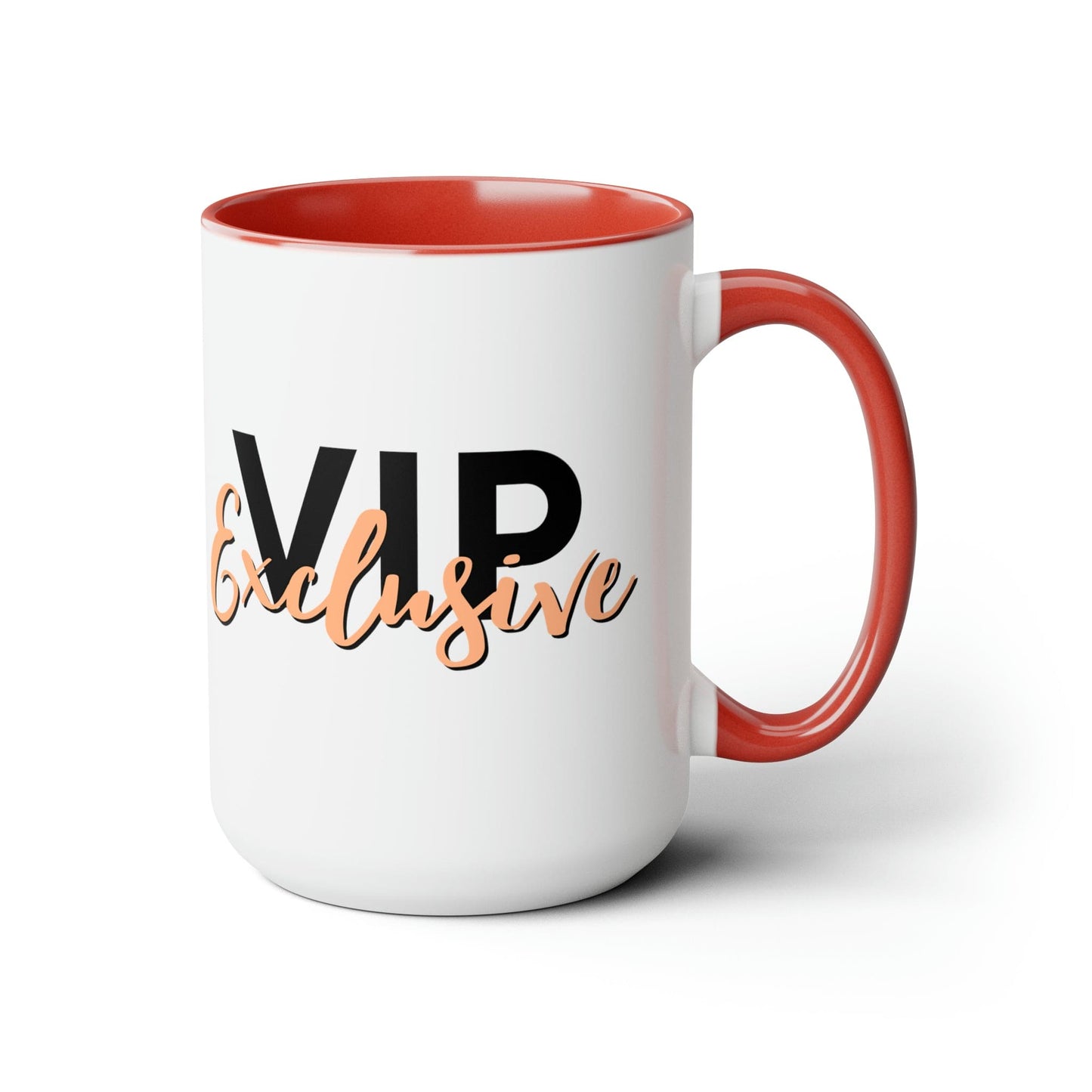Ceramic Mug - Vip Exclusive Black and Beige - Affirmation