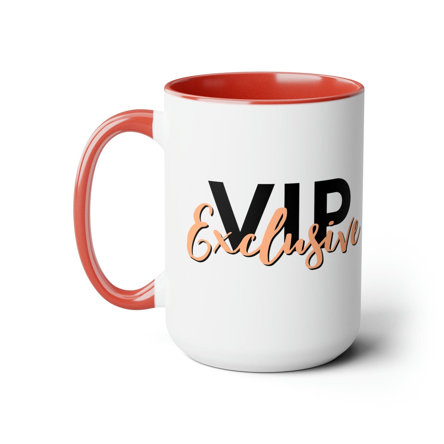 Ceramic Mug - Vip Exclusive Black and Beige - Affirmation
