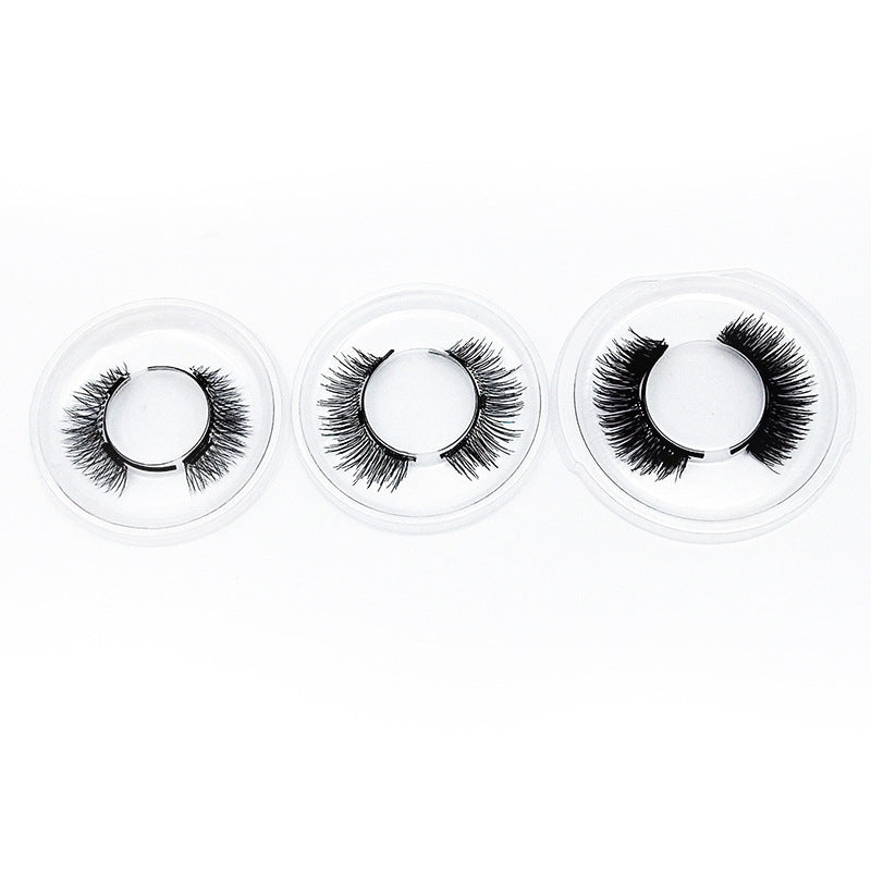 Three Pairs Magnetic False Eyelashes
