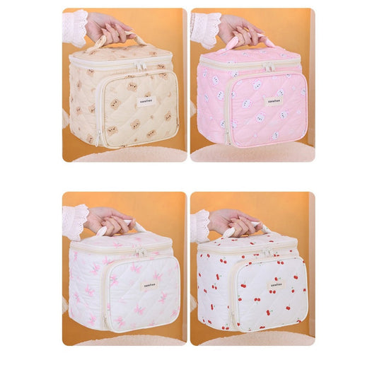 Multifunctional Partition Storage Cosmetic Bag