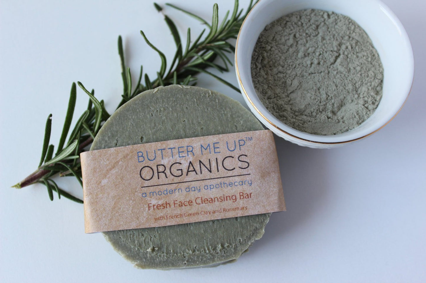 Organic French Green Clay Facial Bar