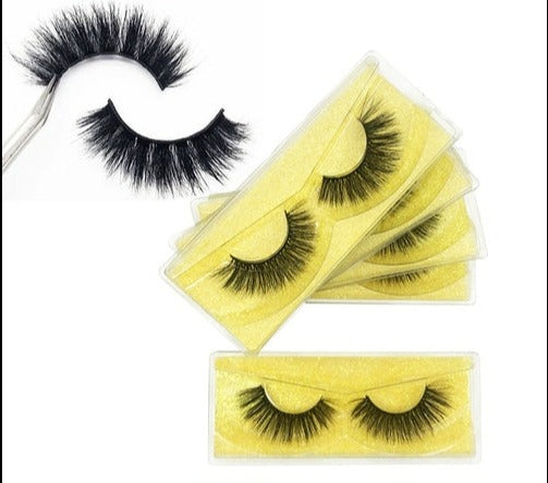 5 Pairs 3D Mink Fluffy & Dramatic Strip Lashes