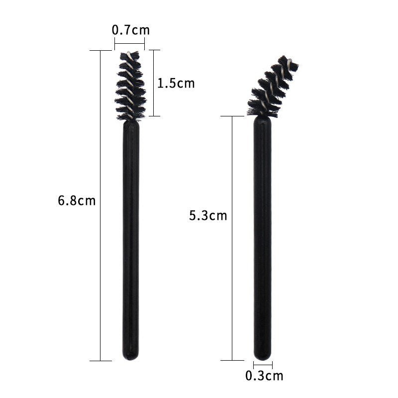 Pack of 50 Disposable Eyelash Spoolies