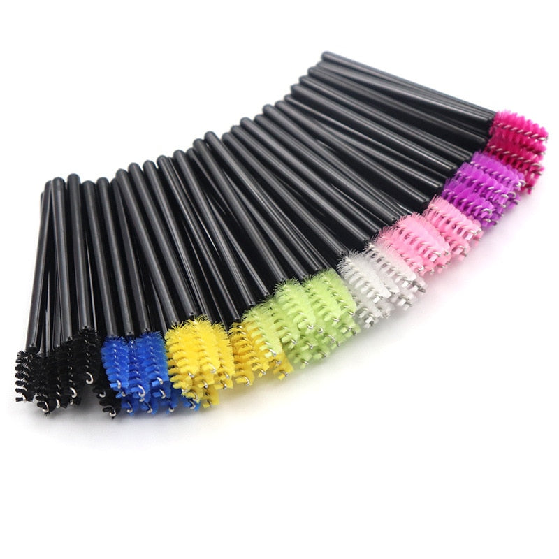 Pack of 50 Disposable Eyelash Spoolies
