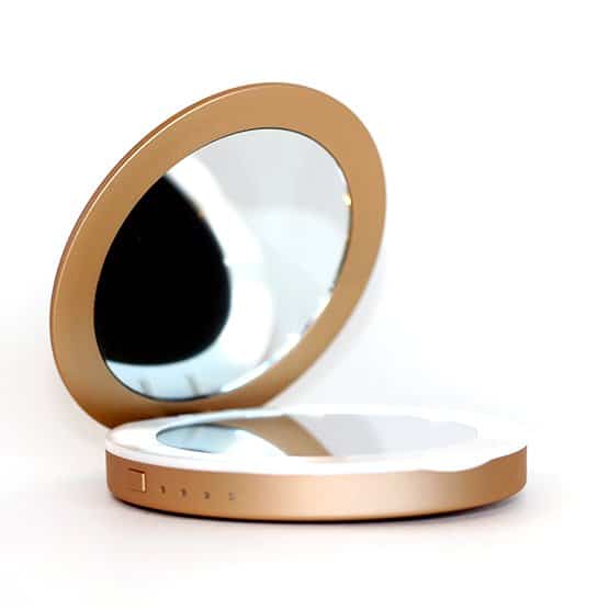 Beauty Bank Illuminating Portable Charger Mirror