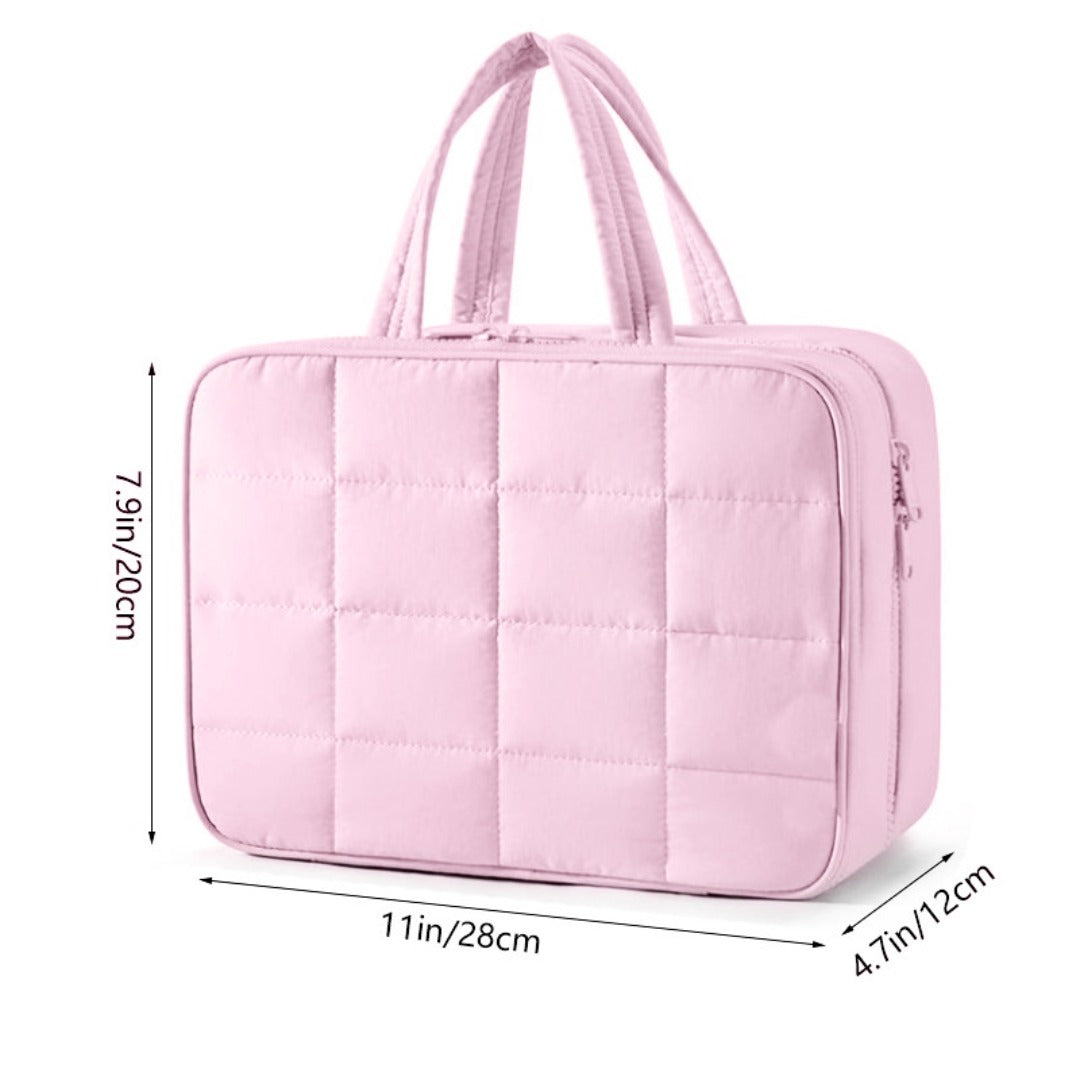 Travel Toilet Bag with Jewelry Storage Compartment
