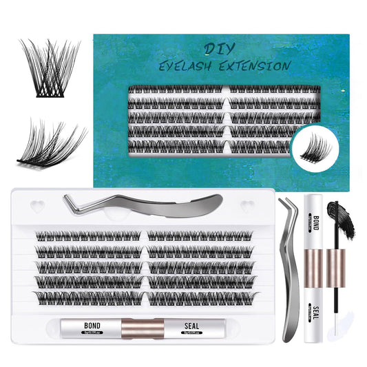 120 Clusters Eyelash DIY Lash Extension Kit