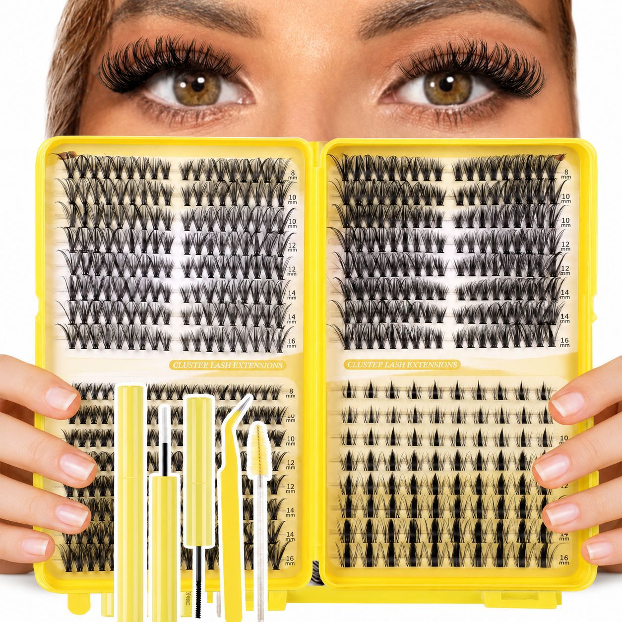 528 High-Volume DIY Cluster Lashes