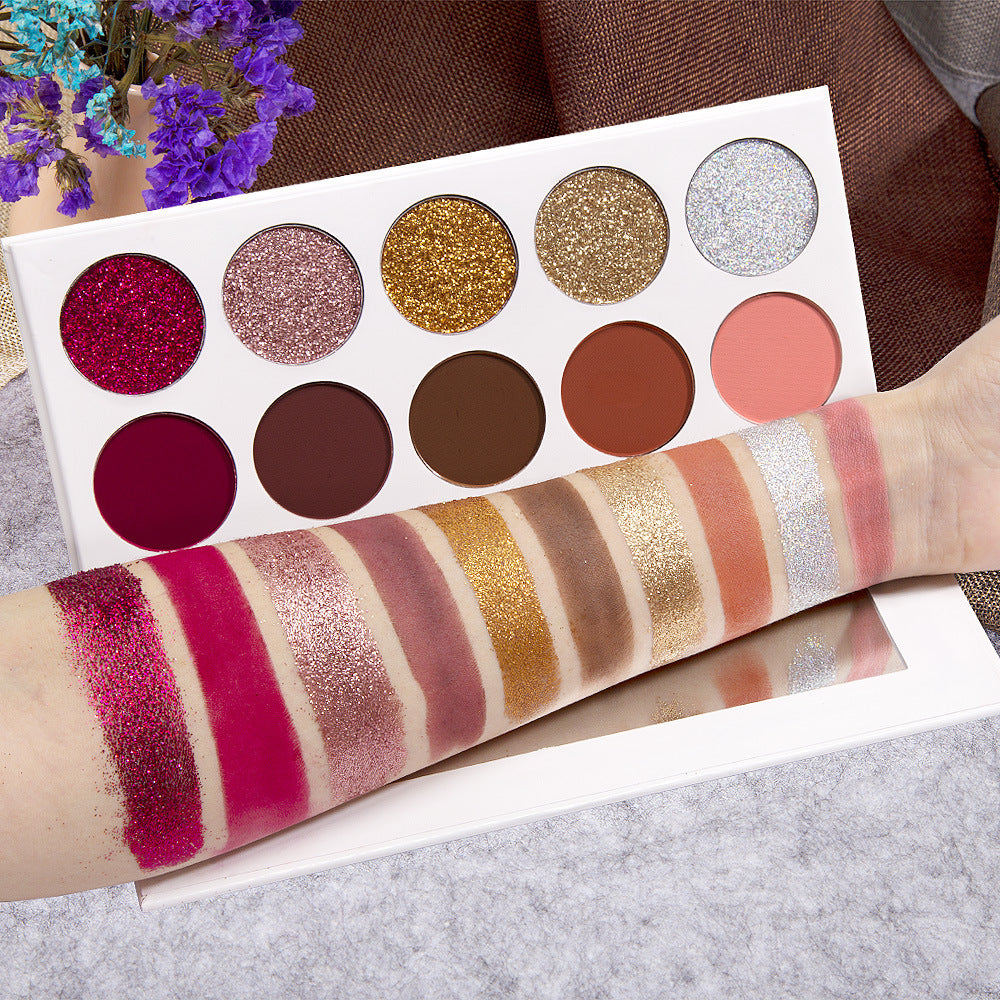 Luxe Matte Glitter Eyeshadow Palette