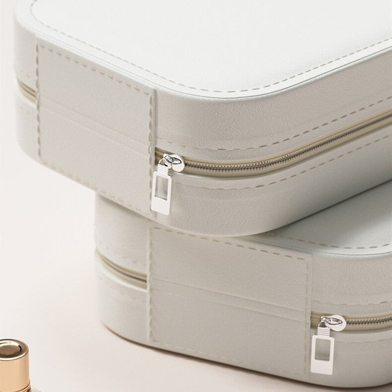 LED Light Mirror Cosmetics Storage Box