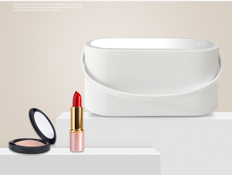 Storage Box LED Makeup Mirror