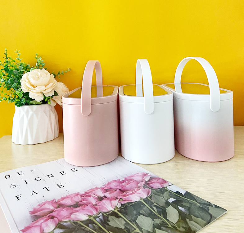 Storage Box LED Makeup Mirror